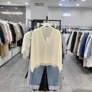 Ab.f.z AFZ2QY36/여름 시스루 밑단 포인트 루지핏 가디건