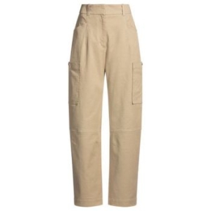 보스 신축 면 트윌 소재의 여유로운 핏 바지 134025558