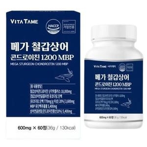 비타테미 철갑상어 콘드로이친 1200 MBP 600mg 60정