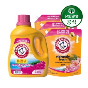 암앤해머 세탁세제 트로피컬 파라다이스 3L + 리필1.8L