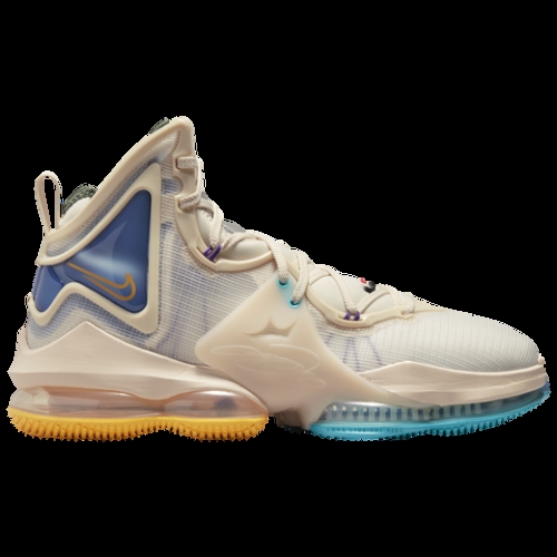 나이키 르브론 XIX 펄 화이트 유니버시티 골드 게임 로얄 DC9339-200 남성용