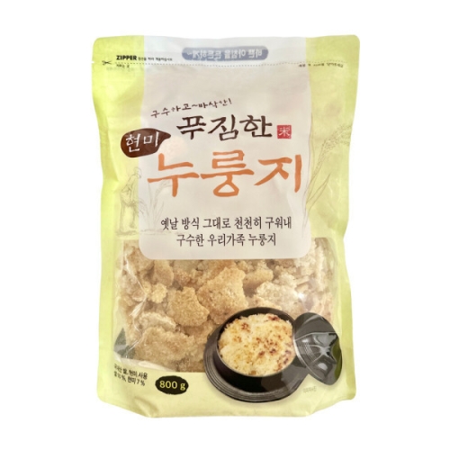 매홍엘엔에프 매홍엘앤에프 푸짐한 현미 누룽지 800g