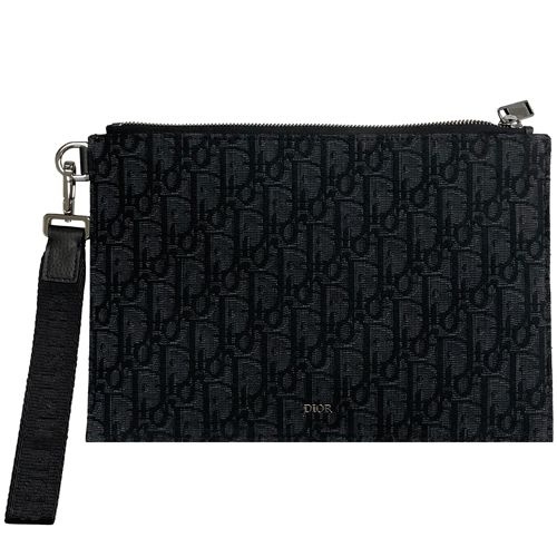 크리스찬디올 오블리크 자카드 스트랩 파우치 블랙 가방 2ESCA549YSE H03E / TEO