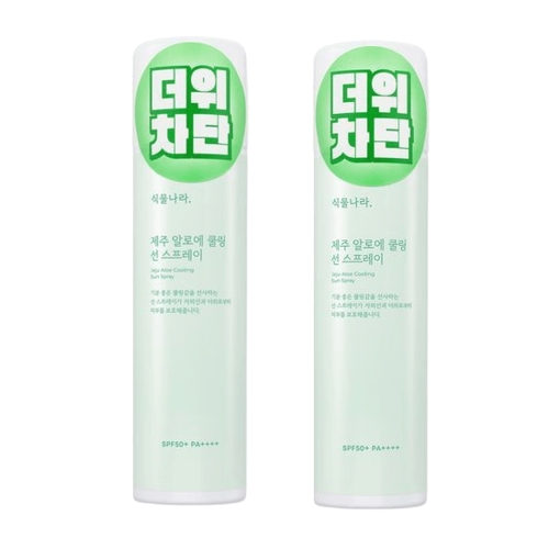 식물나라 제주 알로에 쿨링 선 스프레이 SPF50+ 100ml