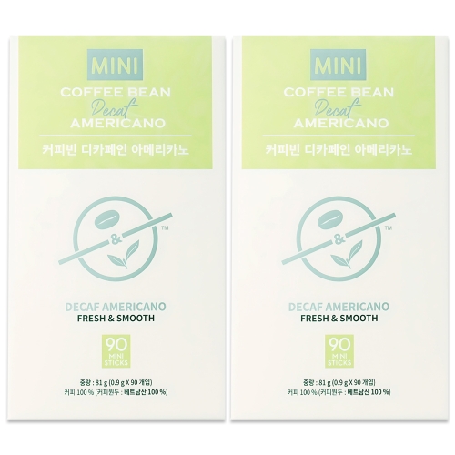 커피빈  미니 디카페인 아메리카노 90개입