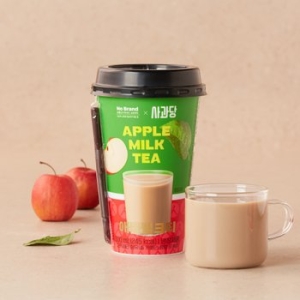 노브랜드 사과당 애플 밀크티 300ml