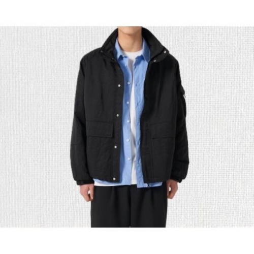 에잇세컨즈 워셔블 나일론 숏 파카 블랙 264239FYC5 639701