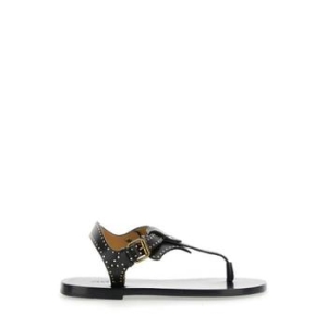 이자벨마랑 이사벨 JOONI 레더 스터드 버클 장식 샌들 1948463