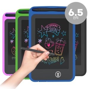 해피 LCD 컬러 전자 메모보드 6.5인치 1P 전자노트 WFHS39N