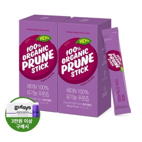 대상웰라이프 헤이N 100% 유기농 푸룬즙 20ml 14포