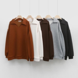 빅사이즈사랑해요 K581L312 카라브이넥셔링긴팔티 BQ 11844277