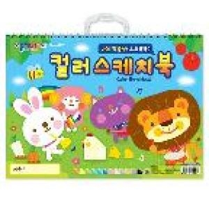 오너클랜 종이나라 컬러스케치북 12색 12매 -44702 W00C8DD