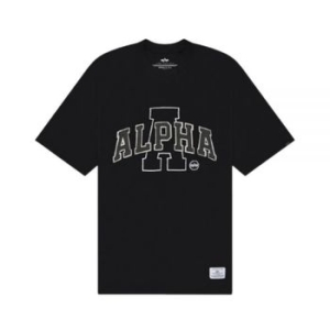 알파 INDUSTRIES 25 UNFRM UNI TEE MTU55006C1 BLACK UNFRM 유니 티셔츠