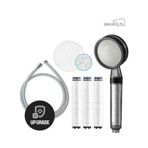 대림바스  디클린 샤워기+리필필터+세라믹볼+샤워호스 그레이 SET