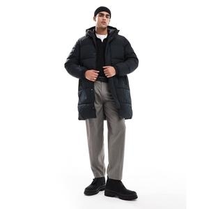 잭앤존스 남성 패딩 겨울 파카 Jack Jones long 후드 블랙 325822 점퍼 자켓