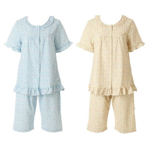 비너스 여성 쿨 지지미 잔꽃나염 파자마_VPA4534W