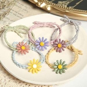 데이지 은은한 추천 머리끈 세트 5개 꾸안꾸 묶음 곱-WFH4ZKV