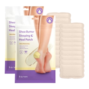 바렌 시어버터 슬리핑 발 뒤꿈치 힐 패치 각질 20매