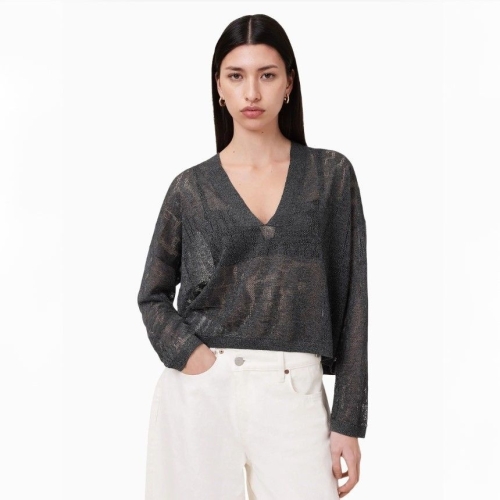 올세인츠 카이토 브이넥 니트 W087KC