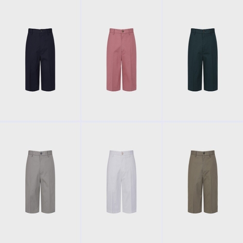 올젠 면스판 워싱 치노 하프 팬츠 반바지_ZOE2PH1302