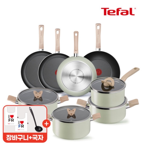 테팔  IH 민트 세이지 냄비프라이팬 8종 (팬20,24,28+웍28+편수19+양수20,24+전골24)