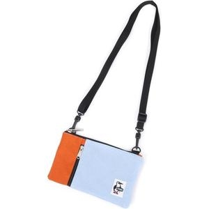 CHUMS 첨스 백 스마트 폰 숄더 스웨트 나일론 색스/오렌지 숄더백 핸드백 가방 크로스 스포츠 1139876