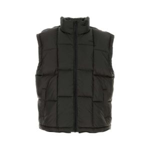 VETEMENTS Dark brown polyester down jacket UA65JA105B BLACKOUT BROWN