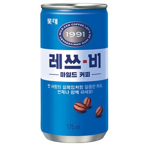롯데칠성음료 레쓰비 마일드 175ml (업소용)