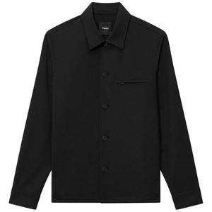 THE 더ory 남성용 오버셔츠 WP 정밀 폰테 블랙 XS 블랙. XS 111811