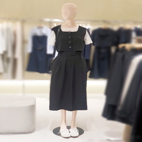 스위트숲 투인원형 조끼 원피스 SB5OV80D