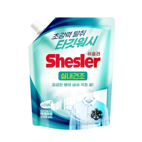 쉬슬러 타깃워시 실내건조 액체세제 2.1L
