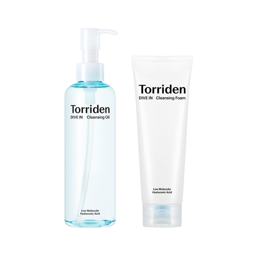 토리든 다이브인 저분자 히알루론산 클렌징오일 200ml 1개 + 클렌징 폼 150ml 1개