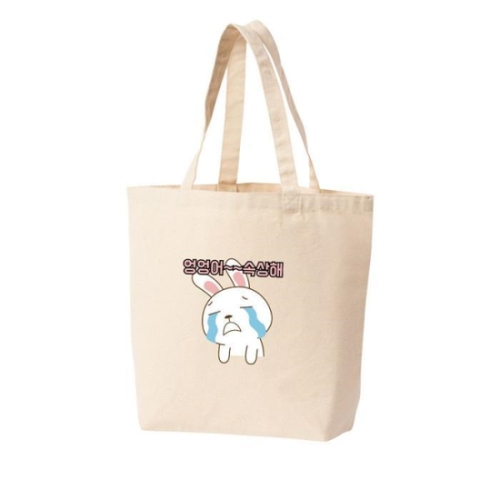 라일리 Rly 에코백 우는 흰토끼 속상해 엉엉 눈물 흘리는 흰토끼 14221703