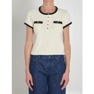 셀린느 반팔 티셔츠 RX07H0Q12 WHITE