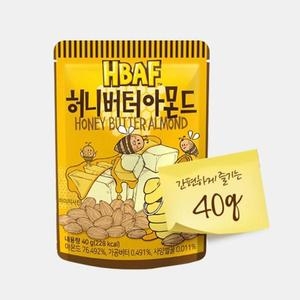 HBAF 허니버터 아몬드 40g