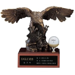 이글 B날개독수리 SW151 청동 골프트로피 패 기념패 WFHU7SJ