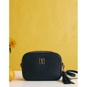 닥스 블랙 칼라일 가죽 체인 크로스백_DCBA5E361