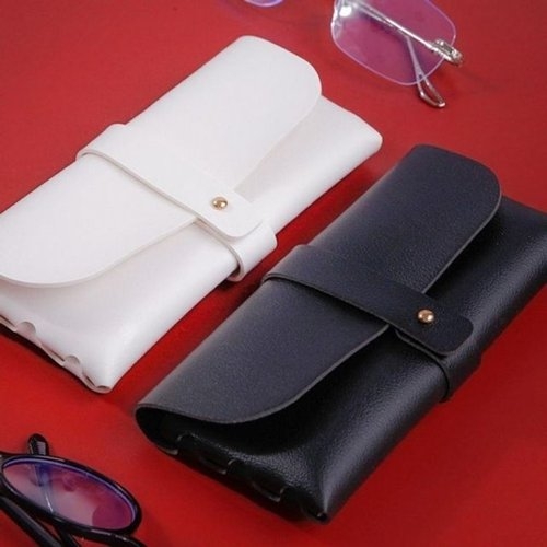 스터드 버클 데일리 안경집 가죽 클래식 선글라스 케-WFH5P0G