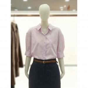 씨씨콜렉트 베이직 반팔 셔츠 블라우스 E252MSC140/라이트바이올렛 13205_E252MSC140LV