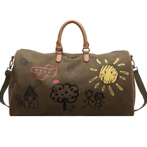 라일리 Rly 쿨샵 캔버스 그래픽 보스턴백 캐주얼 여행가방 18019656