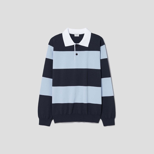 시프트지 Block Pattern Polo Sky Blue GS5151P02Q