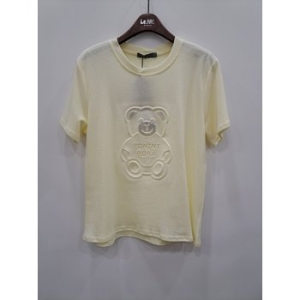 르니앤맥코이 엠보 곰돌이 라운드 반팔 티셔츠 ML05TS422FJX