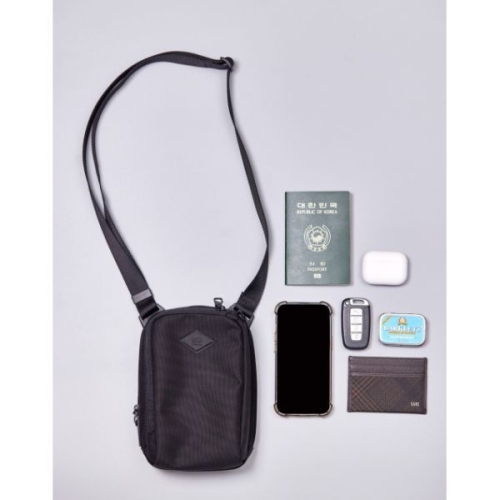 닥스 DBHO5EP08BK 도난방지 폰백 여행 SAFE AWAY 블랙 나일론