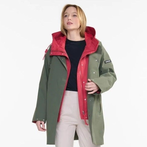 에이글  여성 벨티드 방수 MTD 레인코트 AIS25WOUT017