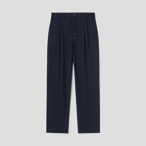 시프트지 Officer Pleats Wool Slacks SetUp Navy GS5221WTSR