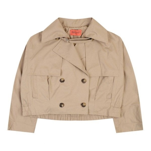 반에이크 더블버튼 숏 트렌치 코트_VB3XBBUD01A