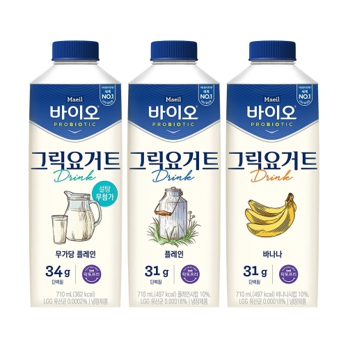 매일유업 바이오 그릭요거트 드링크 710ml