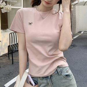 벨라 리본 슬림핏 티 SNY-0021 WFHW146