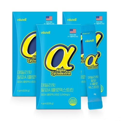 비웰 데일리핏 알파시클로덱스트린 4g 14포