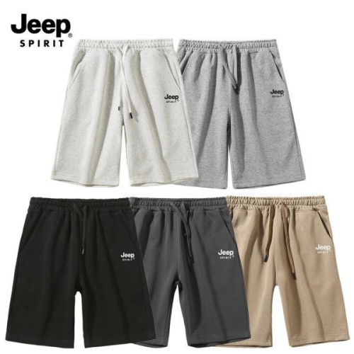 2장세트 1+1 JEEP 지프스피릿 정품 남녀공용 5부 면반바지 JEEP SPIRIT